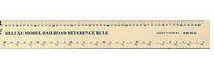 Excel Deluxe Model Railroad Reference Ruler Hobby and Model Measuring Tool #55778