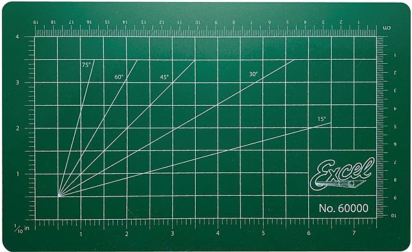 Excel 5-1/2X9 Green Self-Healing Cutting Mat