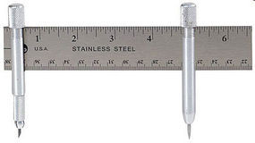 Excel Circle Cutter with Lead Tip and Pin Post Hobby and Plastic Model Measuring Tool #70036