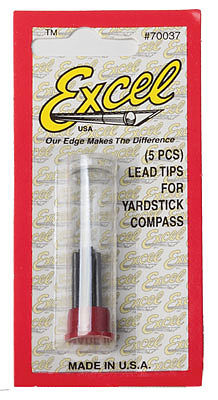 Excel Graphite Lead Tips for Circle Cutter Hobby and Model Hand Tool Accessory #70037