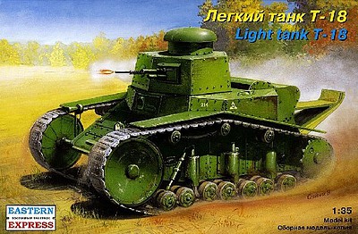 Eastern-Express T18 Russian Light Infantry Tank Plastic Model Tank Kit 1/35 Scale #35003