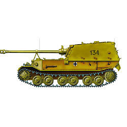 Easy-Models Ferdinand Tank Orel 43 Pre Built Plastic Model Tank 1/72 Scale #36222