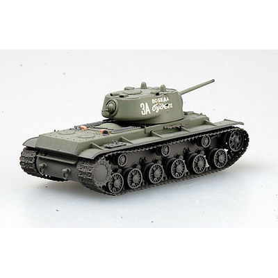 Easy-Models KV-1 1942 RUSSIAN Red/Green Pre-Built Plastic Model Tank 1/72 Scale #36290
