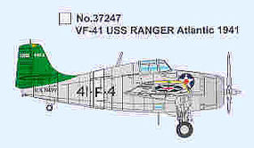 Easy-Models 1-72 F4F-3 VF41 USS RNGR Pre Built Plastic Model Airplane #37247