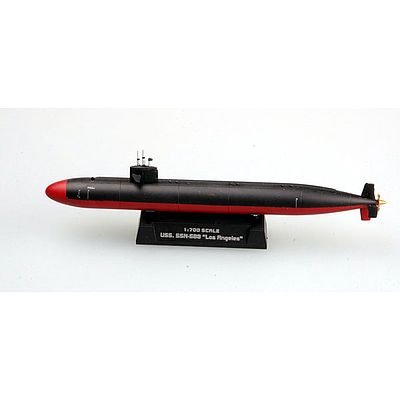 USS SSN-668 LOS ANGELES Pre-Built Plastic Model Submarine 1/700 Scale ...