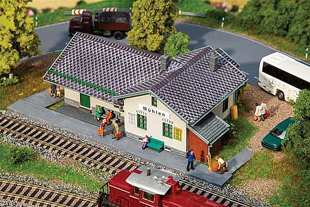 Faller Muhlen Station Kit HO Scale Model Railroad Building #110150