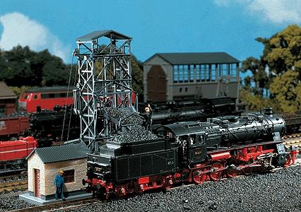 Faller Coal Lift Weathered HO Scale Model Railroad Building #120220