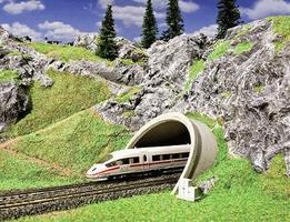 Faller ICE/Road Tunnel Portal HO Scale Model Railroad Tunnel #120562