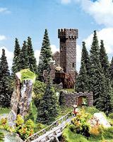 Faller Castle Tower Ruins HO Scale Model Railroad Building #130285