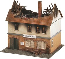Faller Burnt-down Zur Sonne Restaurant