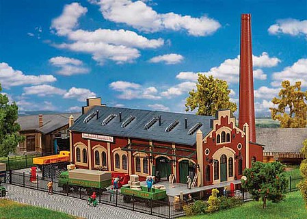 Faller Langenbach Porcelain Factory Kit HO Scale Model Railroad Building #130885