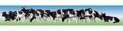 Faller Holsteins Cows (Black & White) Z Scale Model Railroad Figure #158050
