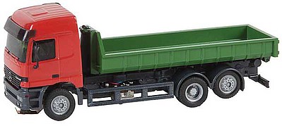 Faller MB Actros L Truck with roll-Off Bin Load HO Scale Model Railroad Vehicle #161481