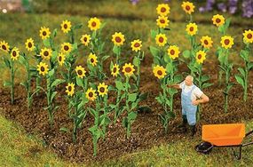Faller Sunflowers (16) HO Scale Model Railroad Grass Earth #181256