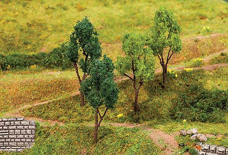 Faller Mixed Deciduous Trees (4) Model Railroad Tree #181379