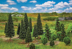Faller Small Mixed Forest Trees (25) Model Railroad Tree #181540