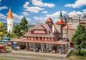Faller Burgschwabach Station Kit HO Scale Model Railroad Building #191761