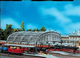 Faller Glass-Roofed Train Shed N Scale Model Railroad Building #222127