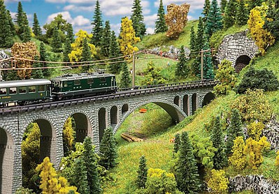 Faller Viaduct Set Val Tuoi N Scale Model Railroad Bridge #222597