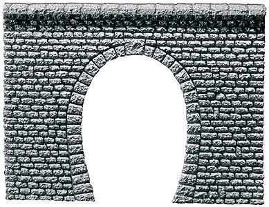 Faller Single Track Tunnel Portal (Natural Stone Ashlars) N Scale Model Railroad Tunnel #272630