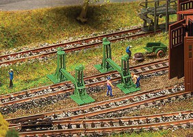 Faller Spindle Lifting Jacks N Scale Model Railroad Trackside Accessory #272909