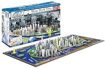 4D-Cityscape New York Skyline 700pcs 3D Jigsaw Puzzle #40010