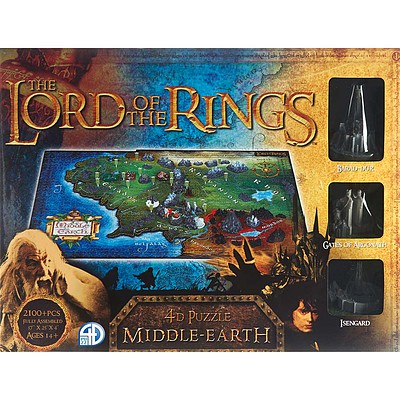 4D-Cityscape 4D Lord of the Ring Middle Earth 4D Jigsaw Puzzle #51102