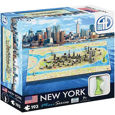 4D-Cityscape 4D Mini New York 193pcs 4D Jigsaw Puzzle #70000