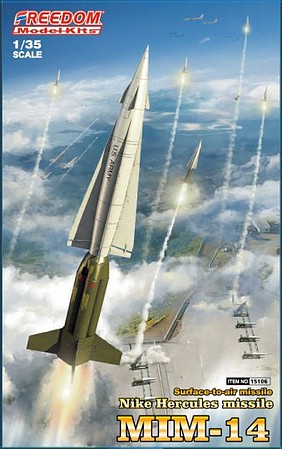 Freedom Nike Hercules MIM14 Surface-to-Air Missile Plastic Model Military Kit 1/35 Scale #15106