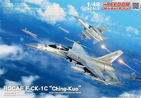 Freedom ROCAF F-CK1C Ching Kuo Defense Fighter Plastic Model Airplane Kit 1/48 #18005