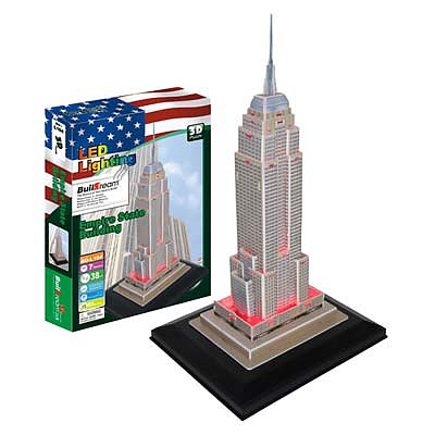 Firefox Empire State Building with Light 38pcs 3D Jigsaw Puzzle #bd-l104