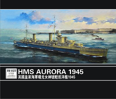 Fly-Hawk HMS Light Cruiser Aurora Plastic Model Military Ship Kit 1/700 Scale #1127