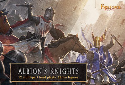 Fireforge 28mm Albions Knights (12 Mtd) Plastic Model Fantasy Figure Kit #g14