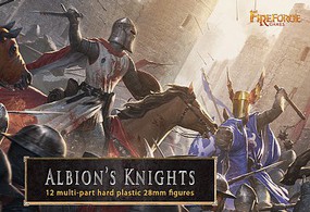 Fireforge 28mm Albion's Knights (12 Mtd) Plastic Model Fantasy Figure Kit #g14