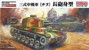 Fine-Molds-Models 1/35 Fine Molds IJA Medium Tank Type 3 Chi-Nu Long Barreled Version