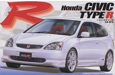 Fujimi 2001 Honda Civic Type R Car (Re-Issue) Plastic Model Car Kit 1/24 Scale #3539