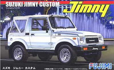 Fujimi 1986 Suzuki Jimny Custom Off-Road Jeep Plastic Model Truck Kit 1/24 Scale #3818