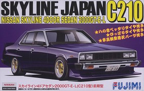 Fujimi Nissan Skyline 2000GT-E-L (C210) 4-Door Car Plastic Model Car Kit 1/24 Scale #3864