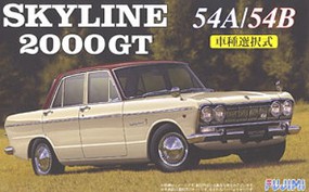 Fujimi Nissan Skyline 2000GT (S54A/B) 4-Door Car Plastic Model Car Vehicle Kit 1/24 Scale #3938