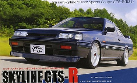 Fujimi 87 Nissan Skyline GTS-R 2-Door Sports Coupe Plastic Model Car Vehicle Kit 1/24 Scale #3995