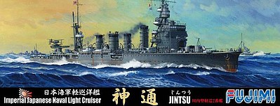 Fujimi IJN Jintsu Light Cruiser Waterline Plastic Model Military Ship Kit 1/700 Scale #40123