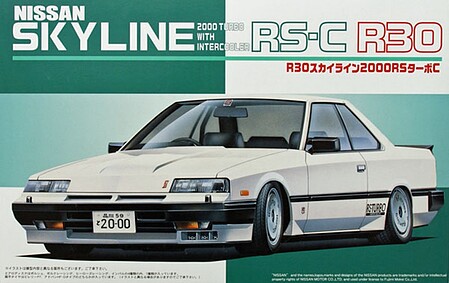 Fujimi Nissan Skyline 2000 RS-C Turbo R30 2 Door Car Plastic Model Car Kit 1/24 Scale #4664