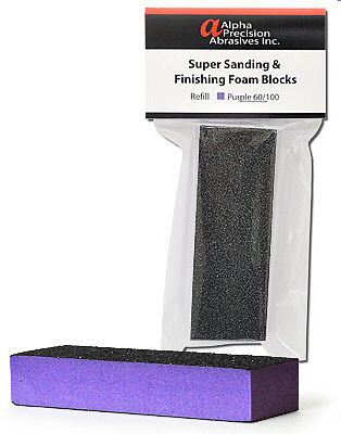Flex-I-File Sanding and Finishing sanding block purple Hobby and Model Sanding Tool #1002