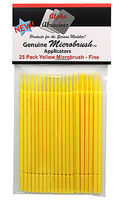 Flex-I-File Fine Yellow Microbrush 25 pack Hobby and Model Hand Tool Supply #1301