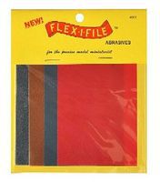 Flex-I-File Flex-I-File Assorted Abrasive Sheet Set (8) Hobby and Model Hand Sanding Tool #801