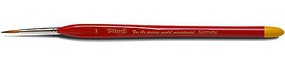Flex-I-File 3 Size Red Sable Paint Brush Hobby and Plastic Model Paint Brush #br3