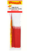 Flex-I-File Magic Brushes Extra Fine Red Hobby and Plastic Model Paint Brush #m929007