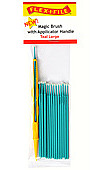 Flex-I-File Magic Brushes Large Teal Hobby and Plastic Model Paint Brush #m930004