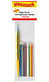 Flex-I-File Magic Brushes Assorted 15 Pack Hobby and Plastic Model Paint Brush #mb05