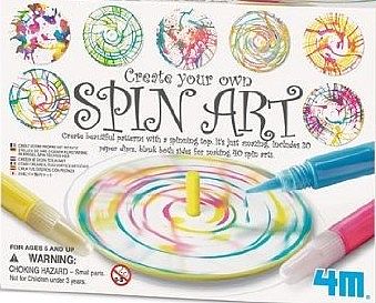 4M-Projects Create Your Own Spin Art Kit Drawing Kit #3488